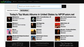What Mp3fusion.net website looks like in 2024 