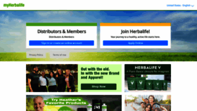 What Myherbalife.com website looks like in 2024 