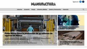 What Manufactura.mx website looks like in 2024 