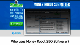 What Moneyrobot.com website looks like in 2024 