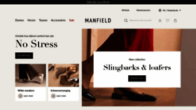 What Manfield.com website looks like in 2024 