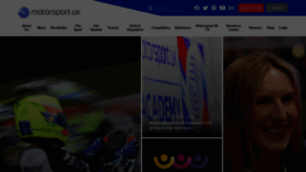 What Motorsportuk.org website looks like in 2024 