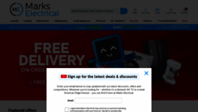 What Markselectrical.co.uk website looks like in 2024 