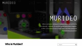 What Murideo.com website looks like in 2024 