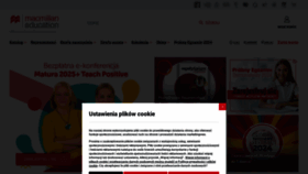 What Macmillan.pl website looks like in 2024 