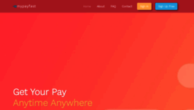 What Mypayfast.com.au website looks like in 2024 