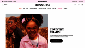 What Monnalisa.com website looks like in 2024 