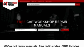 What Manuals.co website looks like in 2024 