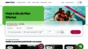 What Maxmilhas.com.br website looks like in 2024 