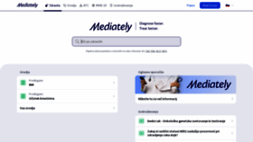 What Mediately.co website looks like in 2024 