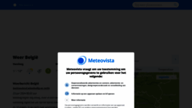 What Meteovista.be website looks like in 2024 