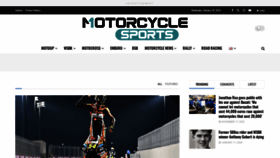 What Motorcyclesports.net website looks like in 2024 