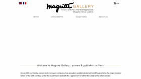 What Magrittegallery.com website looks like in 2024 