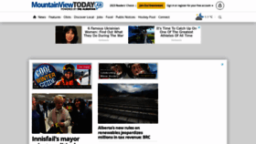What Mountainviewtoday.ca website looks like in 2024 
