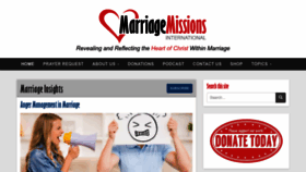 What Marriagemissions.com website looks like in 2024 