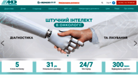 What Medikom.ua website looks like in 2024 