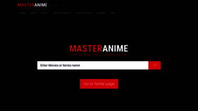 What Masteranime.vip website looks like in 2024 