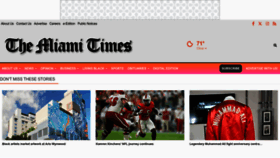 What Miamitimesonline.com website looks like in 2024 