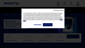 What Michaelpage.com website looks like in 2024 