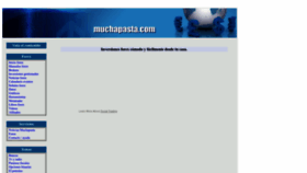What Muchapasta.com website looks like in 2024 