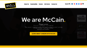 What Mccain.com website looks like in 2024 