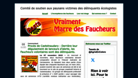 What Marredesfaucheurs.fr website looks like in 2024 