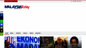 What Malaysia-today.net website looks like in 2024 