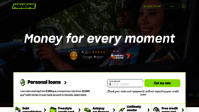 What Moneyme.com.au website looks like in 2024 