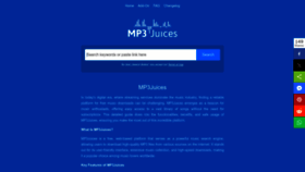 What Mp3juices.icu website looks like in 2024 