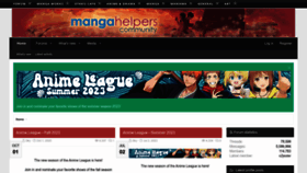 What Mangahelpers.com website looks like in 2024 