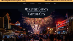 What Mckenziecounty.net website looks like in 2024 