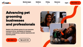 What Moego.pet website looks like in 2024 
