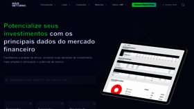 What Maisretorno.com website looked like in 2024 (1 year ago)