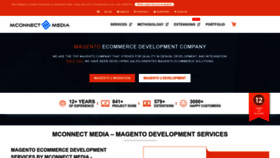 What Mconnectmedia.com website looks like in 2024 
