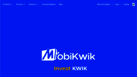 What Mobikwik.com website looks like in 2024 