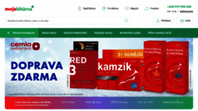 What Mojelekarna.cz website looks like in 2024 
