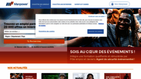 What Manpower.fr website looks like in 2024 