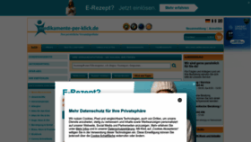 What Medikamente-per-klick.de website looks like in 2024 