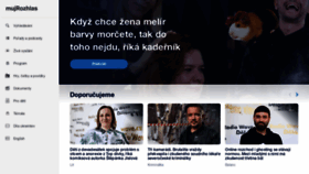 What Mujrozhlas.cz website looks like in 2024 