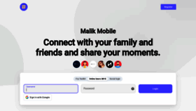 What Malikmobile.com website looks like in 2024 