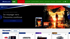 What Micromania.fr website looks like in 2024 