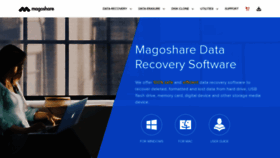 What Magoshare.com website looks like in 2024 