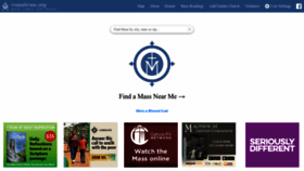What Masstimes.org website looked like in 2024 (2 years ago)