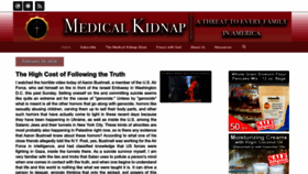 What Medicalkidnap.com website looks like in 2024 