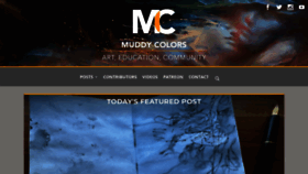 What Muddycolors.com website looks like in 2024 