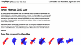 What Mapfight.xyz website looks like in 2024 