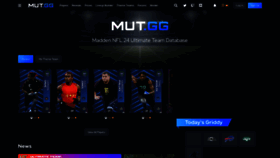 What Mut.gg website looks like in 2024 