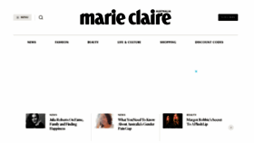 What Marieclaire.com.au website looks like in 2024 