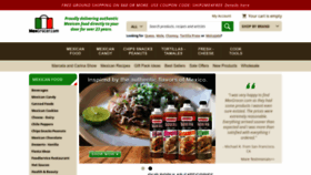 What Mexgrocer.com website looks like in 2024 