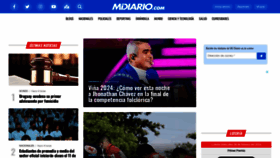 What Midiario.com website looks like in 2024 